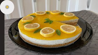 Fırınsız Limonlu Cheesecake Tarifi En İyi Tarif  Cheesecake Nasıl Yapılır [upl. by Higginson]