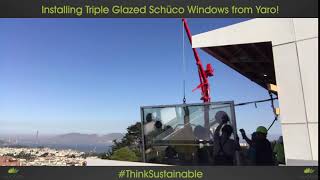 Installing Triple Glazed Schüco Windows from Yaro in San Francisco  Evolve [upl. by Murton]