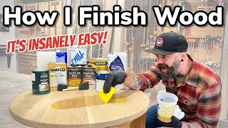 What Wood Finish Should You Use  Impossible to Screw Up Finishing Method [upl. by Aihsotal]