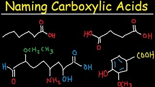 Naming Carboxylic Acids  IUPAC Nomenclature  Organic Chemistry [upl. by Devy152]