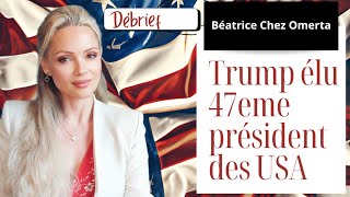 Béatrice ROSEN chez Omerta Débrief TRUMP est élu 47ème Président des USA [upl. by Conover]