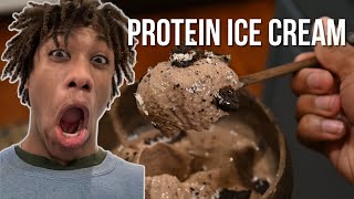 How to Make the BEST Protein Ice Cream 40 g protein [upl. by Elsilrac]