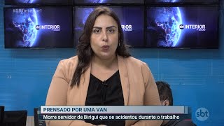 Funcionário da prefeitura de Birigui morre prensado em Van [upl. by Enicar]