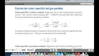 Calore specifico dei gas perfetti [upl. by Ecneps]