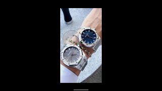 AUDEMARS PIGUET Royal Oak 15500st Blue vs Grey 💙vs🤍 what would you like 🥰😍 [upl. by Nnaylime]