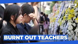 Mental health issues among primary school teachers threatens Korean education [upl. by Atteyram930]