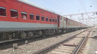 Let Running 15668 Kamakhya Gandhidham Weekly SF Express Nagda Jn Skip With BRC Wap7 [upl. by Abisha]