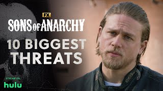 10 Biggest Threats to SAMCRO  Sons of Anarchy  FX [upl. by Rimat]