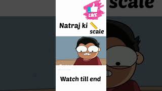 Natraj ki scale 📏 animation funnyshorts shortsfeed Hardtoonz22 NOTYOURTYPE RGBucketList [upl. by Gladine258]