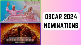 OSCAR PERFORMANCE of hollywood BARBIE amp OPPENHEIMER in 2024 [upl. by Yenaiv47]