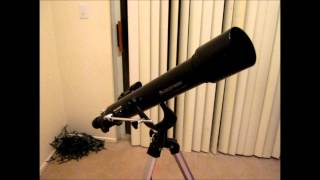 Celestron Powerseeker 70AZ Telescope Review Pt2 [upl. by Hgiellek]