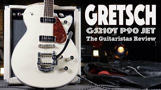 Gretsch G5210T P90 Jet Electromatic  Affordable Electric Guitar Review [upl. by Hairahs710]