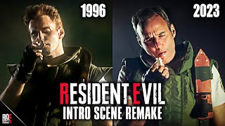 RESIDENT EVIL 1  LIVEACTION INTRO REMAKE  w Original Chris Redfield Charlie Kraslavsky [upl. by Cataldo511]