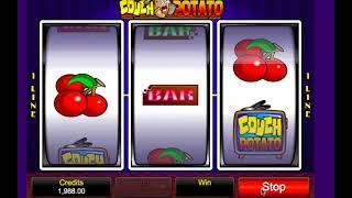 🎰 Kick Back with COUCH POTATO Slot 🎉 Classic Microgaming Fun amp Big Wins [upl. by Olli549]