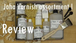 Hammerl Joha Varnish assortment 1 review [upl. by Ahsinehs]