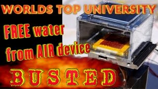 FREE water from AIR device BUSTED [upl. by Weissman508]