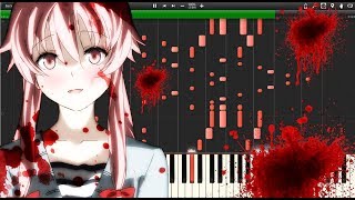 Mirai Nikki OP  Kuusou Mesorogiwi Synthesia \\ Animenz [upl. by Plunkett]