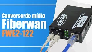 Conversor de fibra óptica Transceiver ethernet 20km Fiberwan modelo FWE2122  Pier Telecom [upl. by Sidney157]