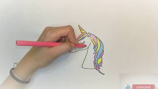 Kako nacrtati jednoroga crtež za djecu  How to draw unicorn for kids [upl. by Salkin]