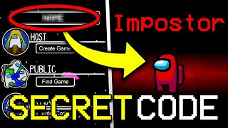 SECRET CODE TO GET IMPOSTER EVERY TIME IN AMONG US HOW TO BECOME IMPOSTER IN AMONG US [upl. by Nevada586]