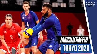 🇫🇷 🏐 Earvin NGapeth Best attacks 🔥 [upl. by Shawn734]