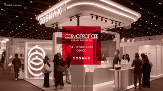 2023 COSMOPROF ASEAN at QSNCC I COSMAX Thailand [upl. by Ainoda]