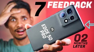 Moto Edge 50 Pro Review after 60 Days Later  7 Strong Feedbacks 😲 [upl. by Temple554]