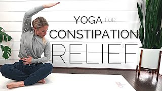 YOGA FOR CONSTIPATION  Fast Relief for Constipation During Pregnancy [upl. by Eillor]