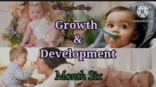 Growth and Developmentof of Newborn Month SixSix month milestones [upl. by Rekab495]