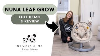 Nuna LEAF Grow  Motorless Swinging Chair for Newborn amp Toddler ❤️ Full Review amp Demonstration ✨ [upl. by Rosenfeld931]