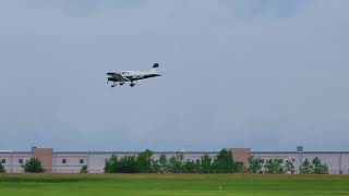 1971 Piper PA28140 Cherokee Cruiser Landing At New Century AirCenter JCIKIXD  N643TP aviation [upl. by Acila]