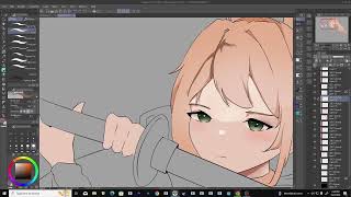 Speedpaint Assasin Girl Sasa Timelapse [upl. by Jauch84]