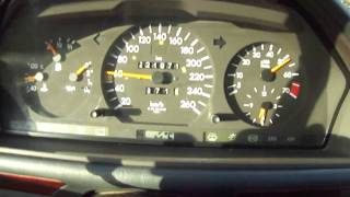 MercedesBenz E280 1994 acceleration 0100kmh [upl. by Faires81]