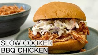 SLOW COOKER BBQ CHICKEN [upl. by Ramedlab278]