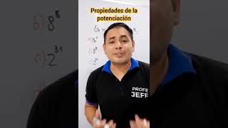 Propiedades de potenciación  Profe Jeff [upl. by Yelsehc786]