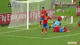 World Cup 2010 Spain  Switzerland 01 España Suiza 16062010 Fernandes [upl. by Aholla]