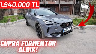 1940000 TL GIRTLAK DOLU CUPRA FORMENTOR ALDIK [upl. by Danette279]