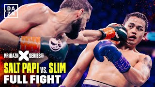 FULL FIGHT  Slim Albaher vs Salt Papi The Prime Card [upl. by Ahsykal]