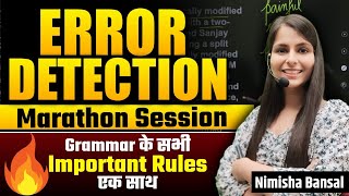 All important Grammar Rules  Marathon Class I English  Nimisha Bansal [upl. by Jamal]