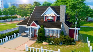 3Bedroom Family Home  The Sims 4 Speed Build BASE GAME [upl. by Otina]