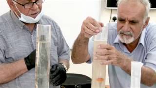 التجربة Hydrometer test  المرحلة الثالثه  قسم الهندسه المدنيه  التدريسي  ام د ناجي خير الله [upl. by Manning]