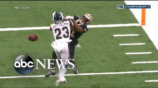 NFL slammed over bad call in Saints playoff game [upl. by Zelazny]