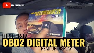 PASANG OBD2 DIGITAL METER  FORD FIESTA  CARVLOG [upl. by Cumine]