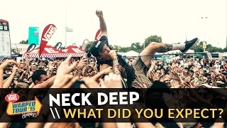 Neck Deep  What Did You Expect Live 2015 Vans Warped Tour [upl. by Assylla]