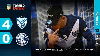 VÉLEZ 4  0 INDEPENDIENTE RIVADAVIA I Resumen del partido  TorneoBetano 2024 [upl. by Gorden]