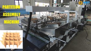 Fruit Box Partition Assembler Slotter Machine partitionassembler packagingmachine [upl. by Secnarf]