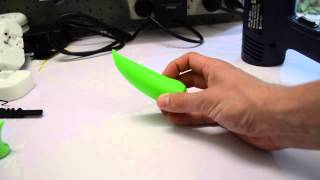 Makers Muse Quick Tips  Restore Colour to 3D Printed Parts  2014 [upl. by Nickey]