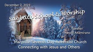 Sabbath Services on December 2nd 2023 at the Maryville Seventhday Adventist church [upl. by Kerril]