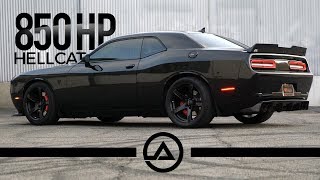 850 whp Dodge Hellcat Challenger  Simple Bolt Ons amp E85 [upl. by Carny]