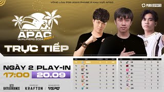 🏆VL PGS 2024 2 APAC PLAYIN  NGÀY 2 🇻🇳 UNC 🇻🇳 RS 🇻🇳 DCE 🇻🇳 XS 🇻🇳 RTL🇹🇭 FOR🇹🇭 EA🇹🇭 BRU [upl. by Omlesna]